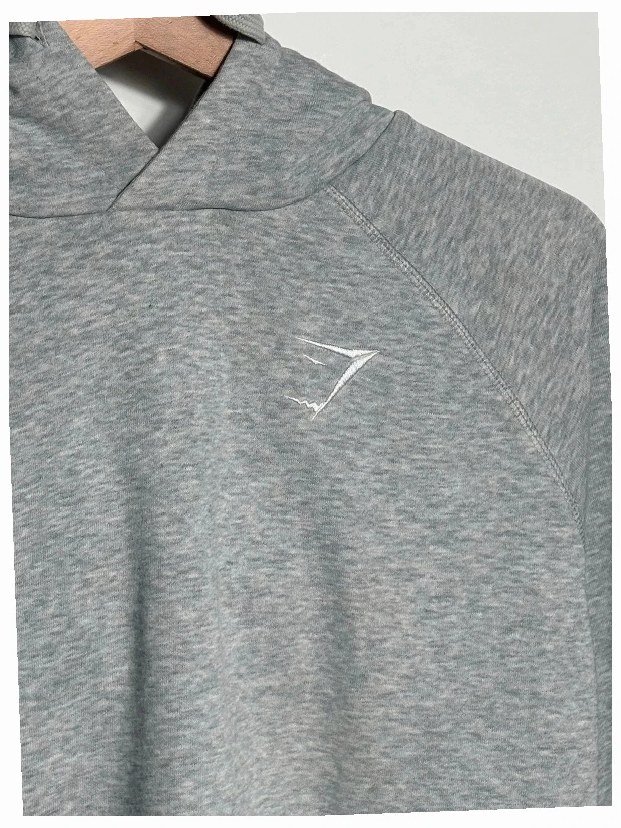 Sweat à capuche Gymshark gris chiné taille S – photo 3